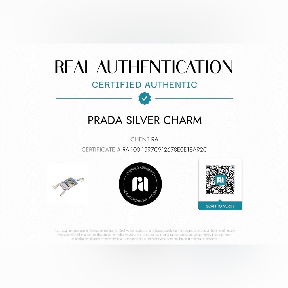 PRADA 100% AUTHENTIC Robot Key Holder Charm DIGITAL COA INCLUDED - Picture 2 of 14